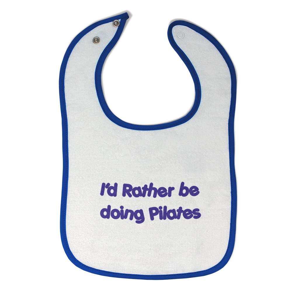 Soft Cotton Baby Bibs & Burp Cloths Set for Toddlers - White & Royal Blue Design - Unisex for Baby Girls & Boys - Perfect for Feeding, Playtime & Gym Parents