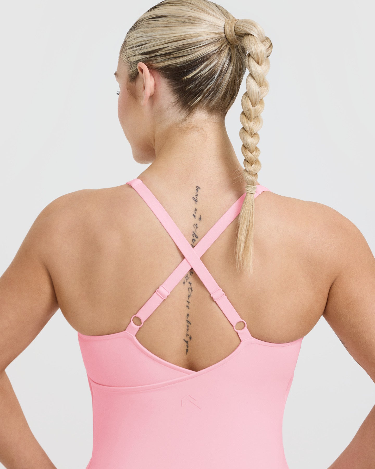 Unified V Neck Cross Back Vest in Petal Pink | Women's Fashion Tops for Casual Wear, Layering & Summer Outfits