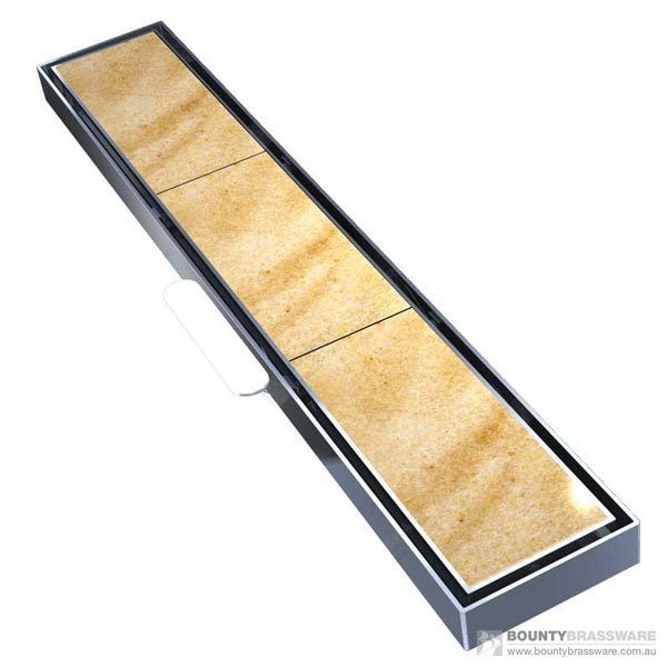 80mm ART Australia Bermuda Tile Insert Channels for Pool, Spa & Shower Drainage - High-Quality Water Channel System