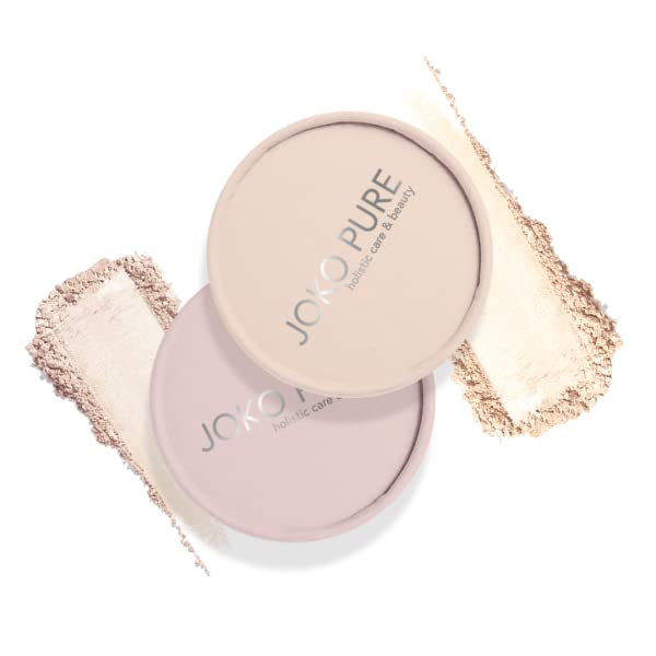 JOKO Pure Organic Loose Powder No.01 - Natural Face Setting Powder for Oily Skin, Vegan & Cruelty-Free | Perfect for Daily Makeup & Photo Shoots