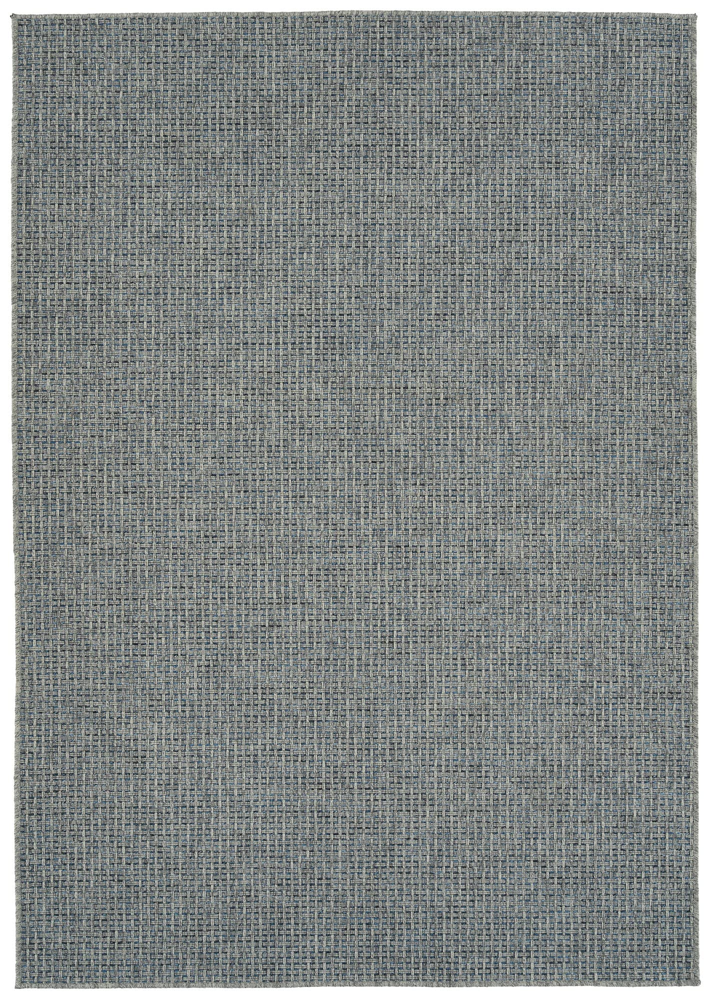 Kaleen Rugs Bacalar Collection Blue 4' x 6' Rectangle Area Rug - Soft Modern Boho Rug for Living Room, Bedroom & Office Decor