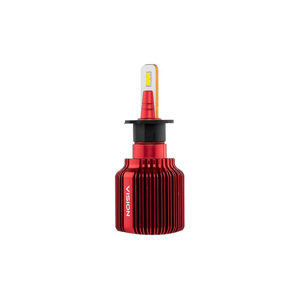 VISION H3 CSP LED Conversion Kit - 6500K Cool White, 5000 Lumens, 30W - Perfect for Car Headlights, Fog Lights & Off-Road Lighting