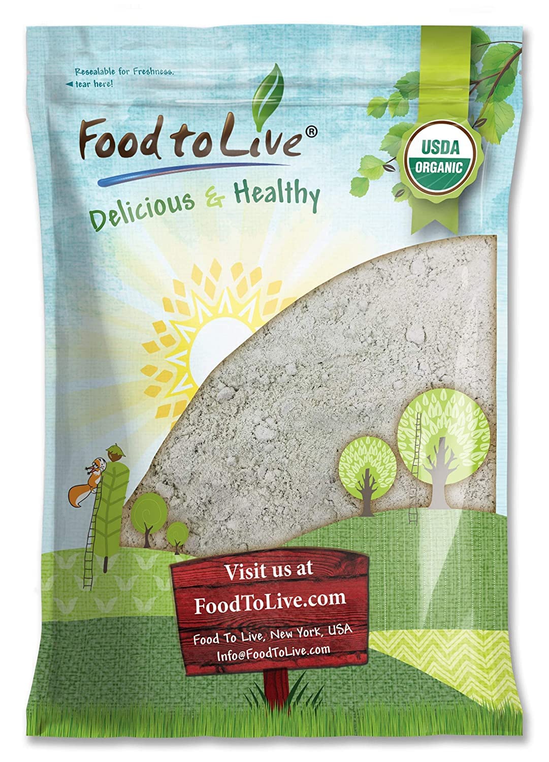 Organic Pumpkin Seed Protein Powder by Food to Live – 4lbs, 60% Protein, Non-GMO, Vegan, Kosher, Non-Irradiated | Pure Superfood for Baking, Smoothies, Protein Shakes & Healthy Recipes – Bulk Pack for Home & Commercial Use