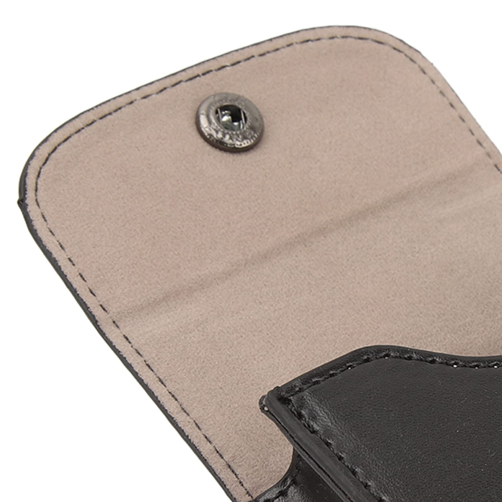 Mini Camera Photo Bag - Scratch Resistant & Portable Camera Storage Pouch with Flap Button Design - Skin-Friendly for Camping, Travel & Outdoor Photography (Black)