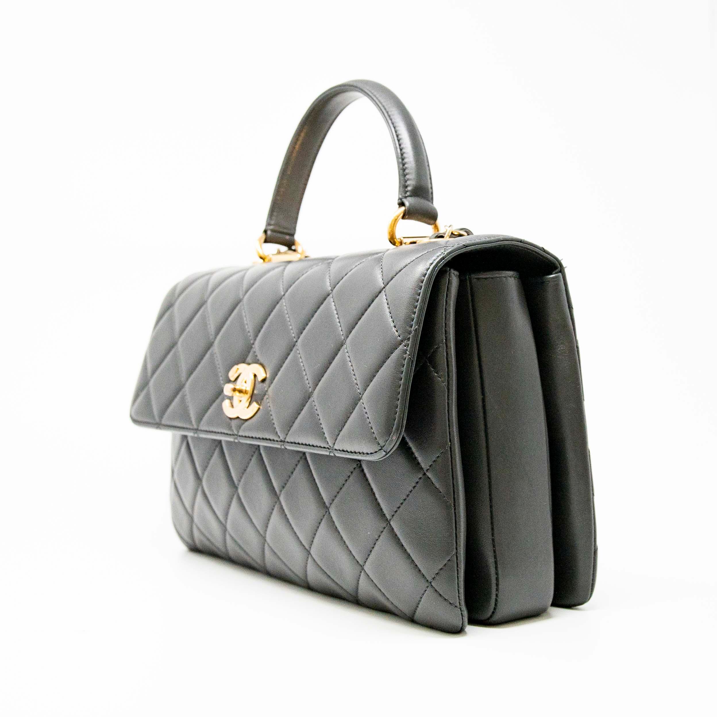 Chanel Grey Medium Trendy CC Flap Bag - Luxury Designer Handbag for Women | Perfect for Parties, Work & Everyday Use