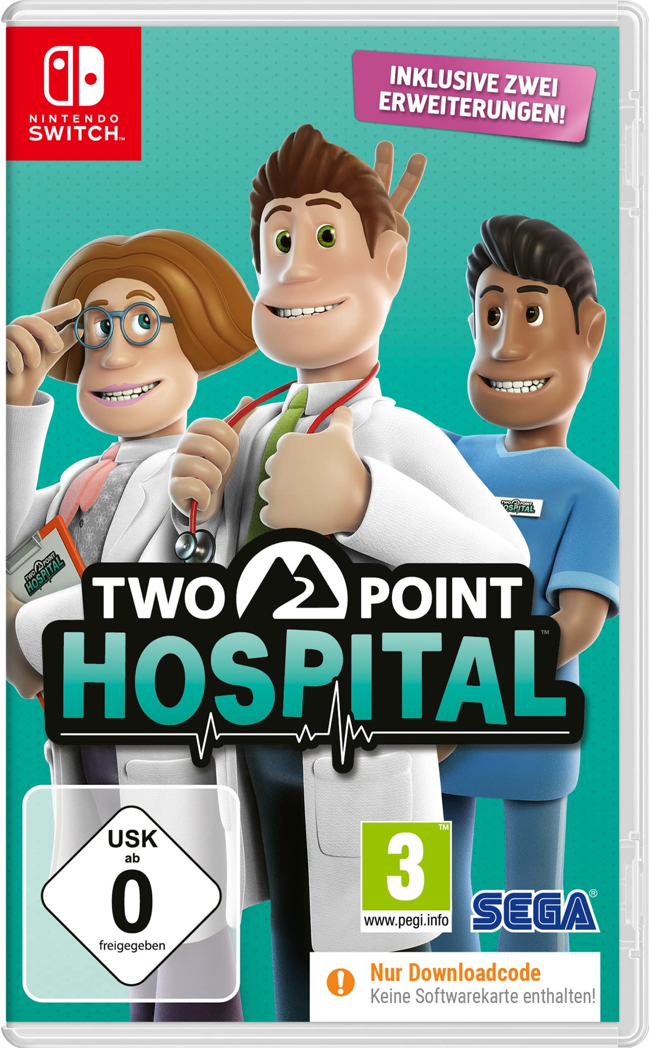 Two Point Hospital - Nintendo Switch Game (Physical Edition) - Perfect for Simulation & Strategy Gaming Fans