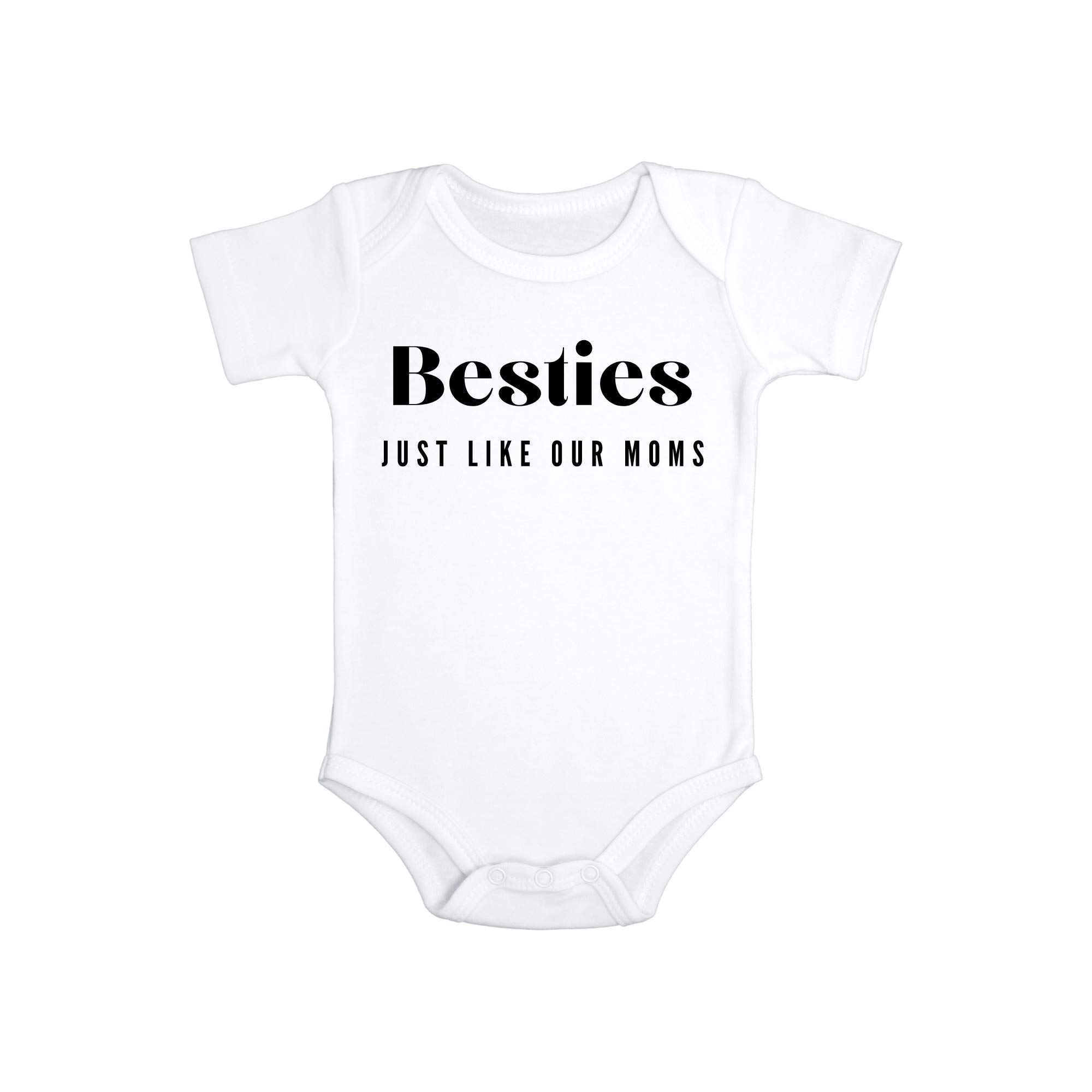 Best Friends Matching Mommy & Baby Bodysuit - Cute Mother Daughter Outfits | Soft Cotton Jumpsuit | Perfect Friendship Gift (1PC) - Ideal for Family Photos, Playdates & Special Occasions