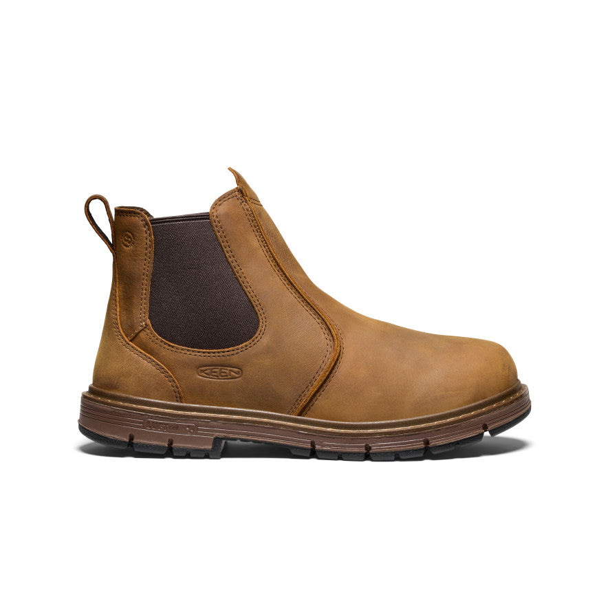 Men's San Jose Chelsea 90° Heel Boot - Soft Toe Work Boots | Belgian/Gum Sole | Comfortable & Durable for Construction, Warehouse & Outdoor Work