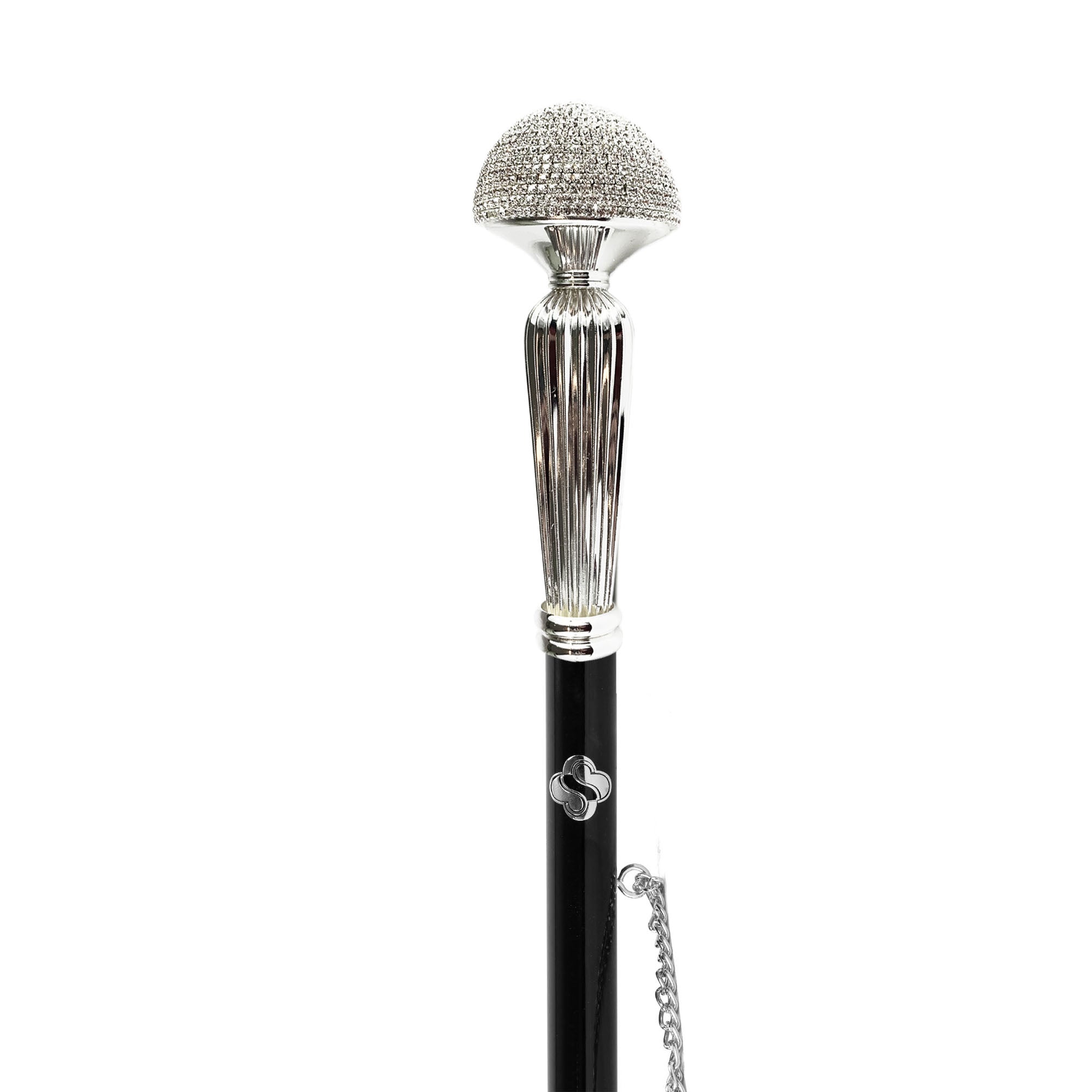 Luxury Shoe Horn with Crystal Knob - Elegant Long Handle Shoehorn for Men & Women - Perfect for Dress Shoes, Boots & High Heels - Ideal Gift for Shoe Lovers