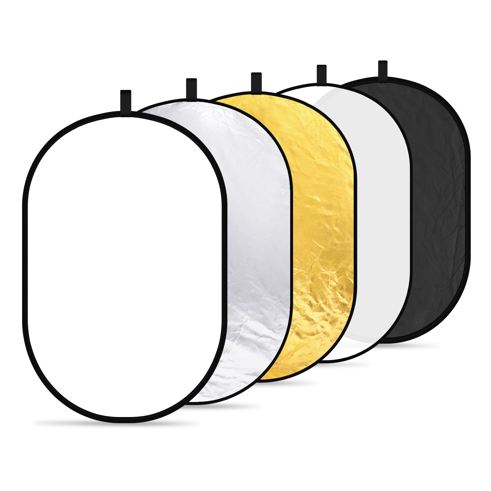 NEEWER 5-in-1 Portable Photography Lighting Reflector and Diffuser Kit for Studio, Outdoor, and Portrait Photography