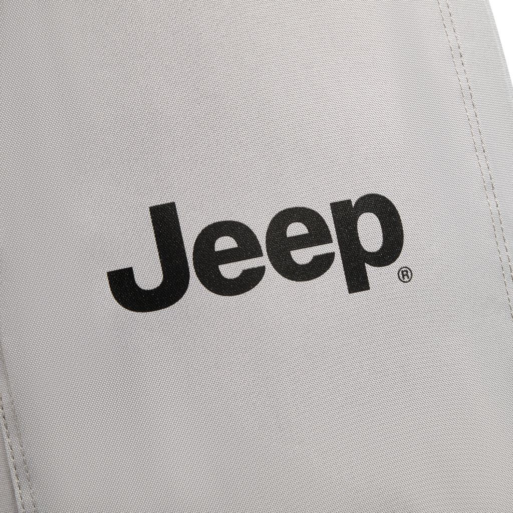Jeep 2 Wheel 29-Inch Rolling Duffle Bag - Water-Resistant Grey Drizzle Luggage for Travel, Gym & Outdoor Adventures