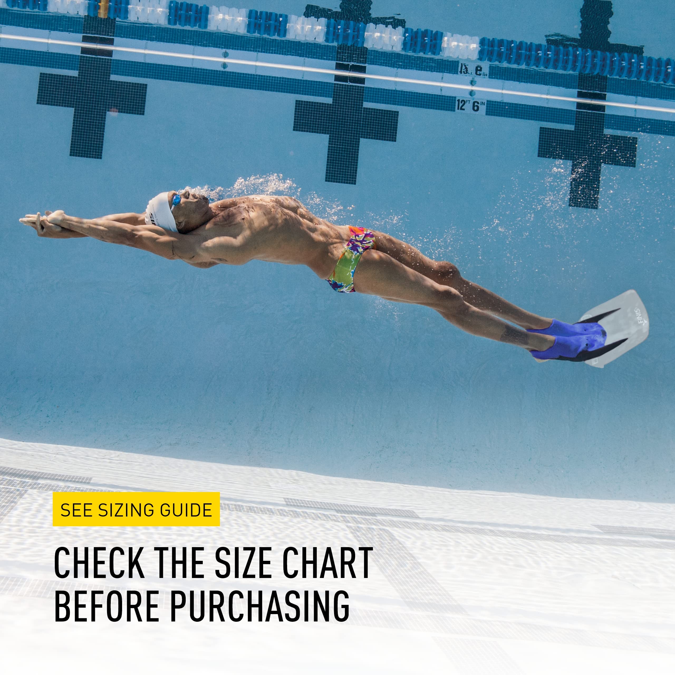FINIS Shooter Fiberglass Monofin - Improve Swimming Form & Strength - Mermaid Style Swim Fin for Adults - Perfect for Pool Training, Freediving & Mermaid Performances