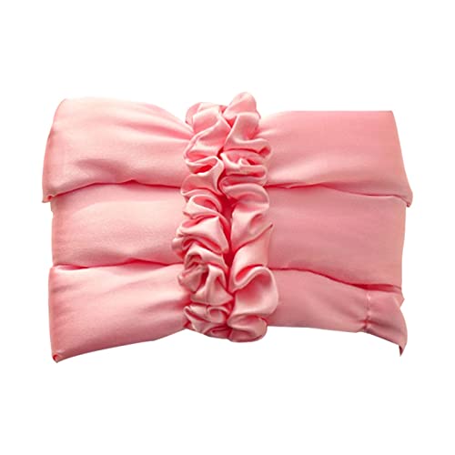 Heatless Hair Curling Rod Headband - No Heat Hair Curlers & Rollers for Overnight Styling - Pink Hair Styling Tool for Soft Waves & Curls - Perfect for Home, Travel & Special Occasions