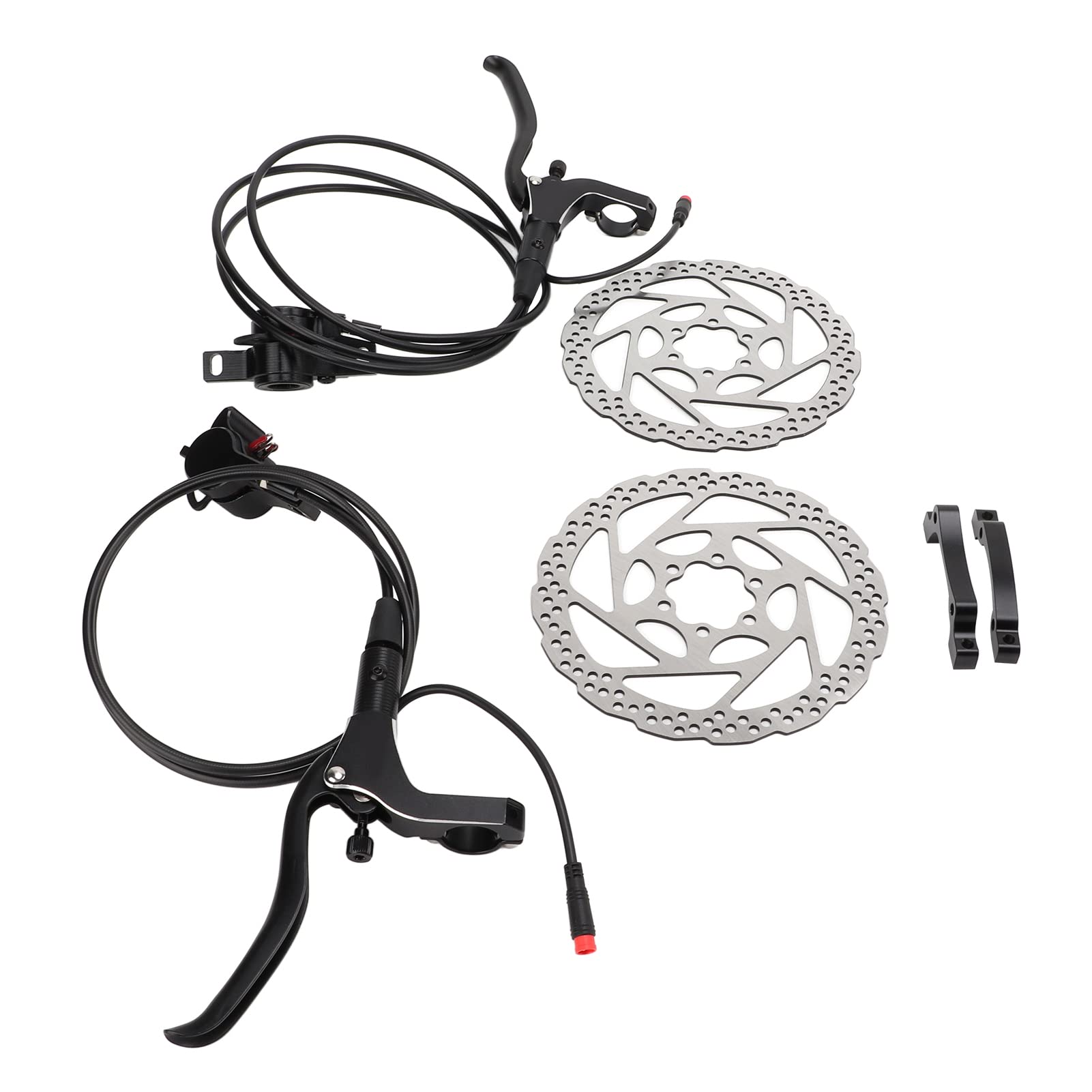 FUIK Hydraulic Bike Brake - Power Off Brake System with Aluminum Alloy Oil Cylinder for Folding Bicycles | Safe & Reliable Braking for Commuting, Mountain Biking & Urban Riding