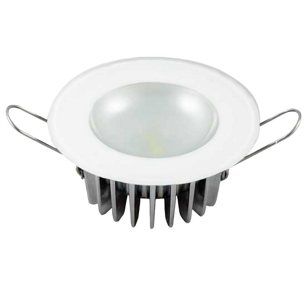 Lumitec LED Flush Mount Down Light - High Output Slim Profile for Interior & Exterior Use - Perfect for Kitchens, Hallways, and Outdoor Patios