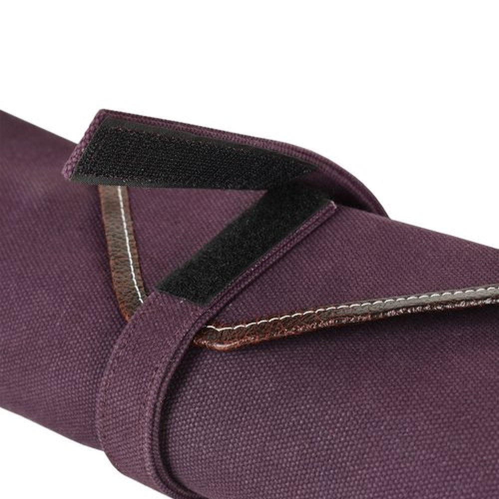Boldric BOCW132 6-Pocket Abalone Canvas Knife Roll - Perfect for Chefs, Butchers & Culinary Professionals - Durable & Stylish Knife Storage for Kitchen, Camping & Outdoor Cooking