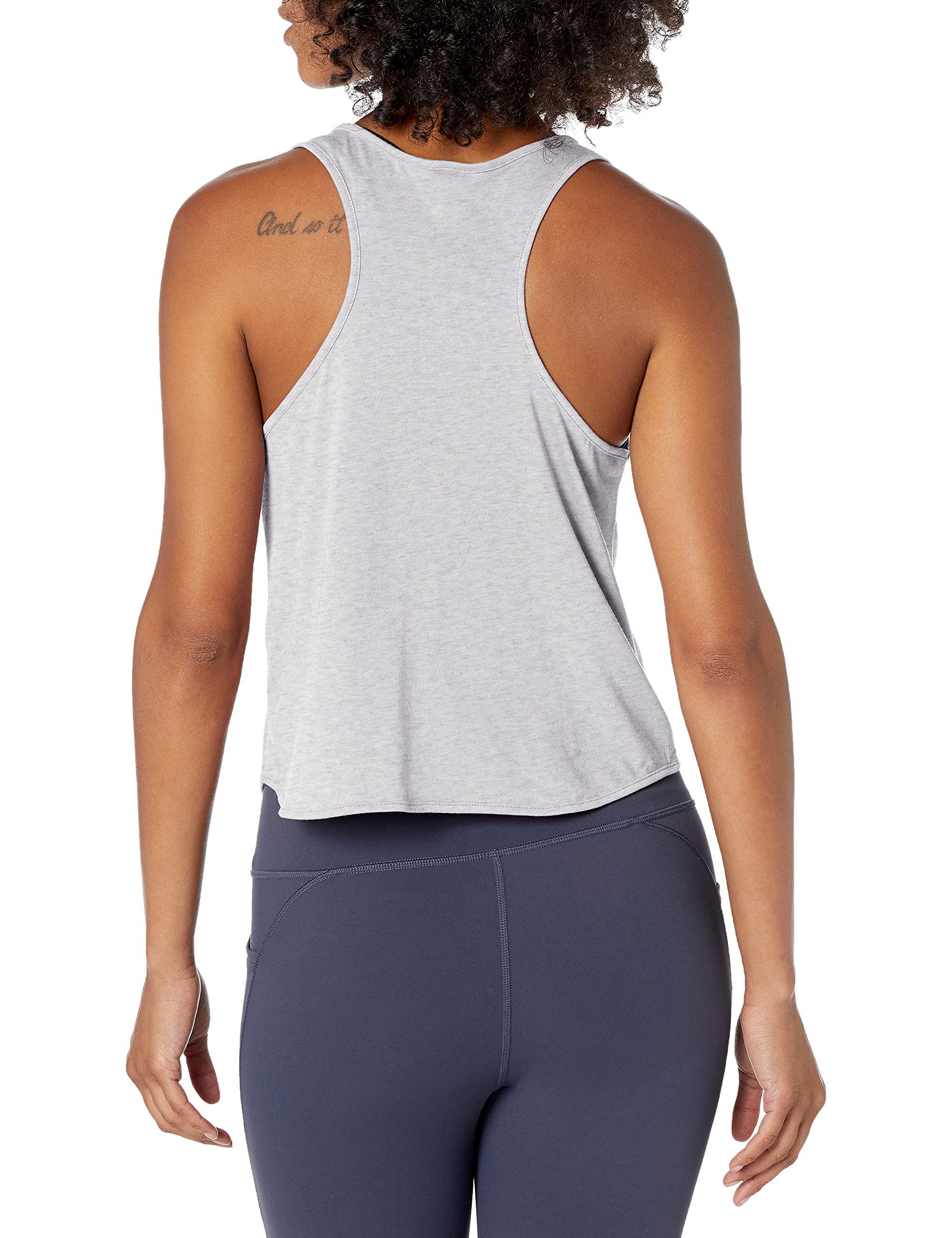 Soffe Women's Dance Crop Tank Top - Breathable Workout Shirt for Yoga, Fitness & Dance - Comfortable Athletic Wear for Women