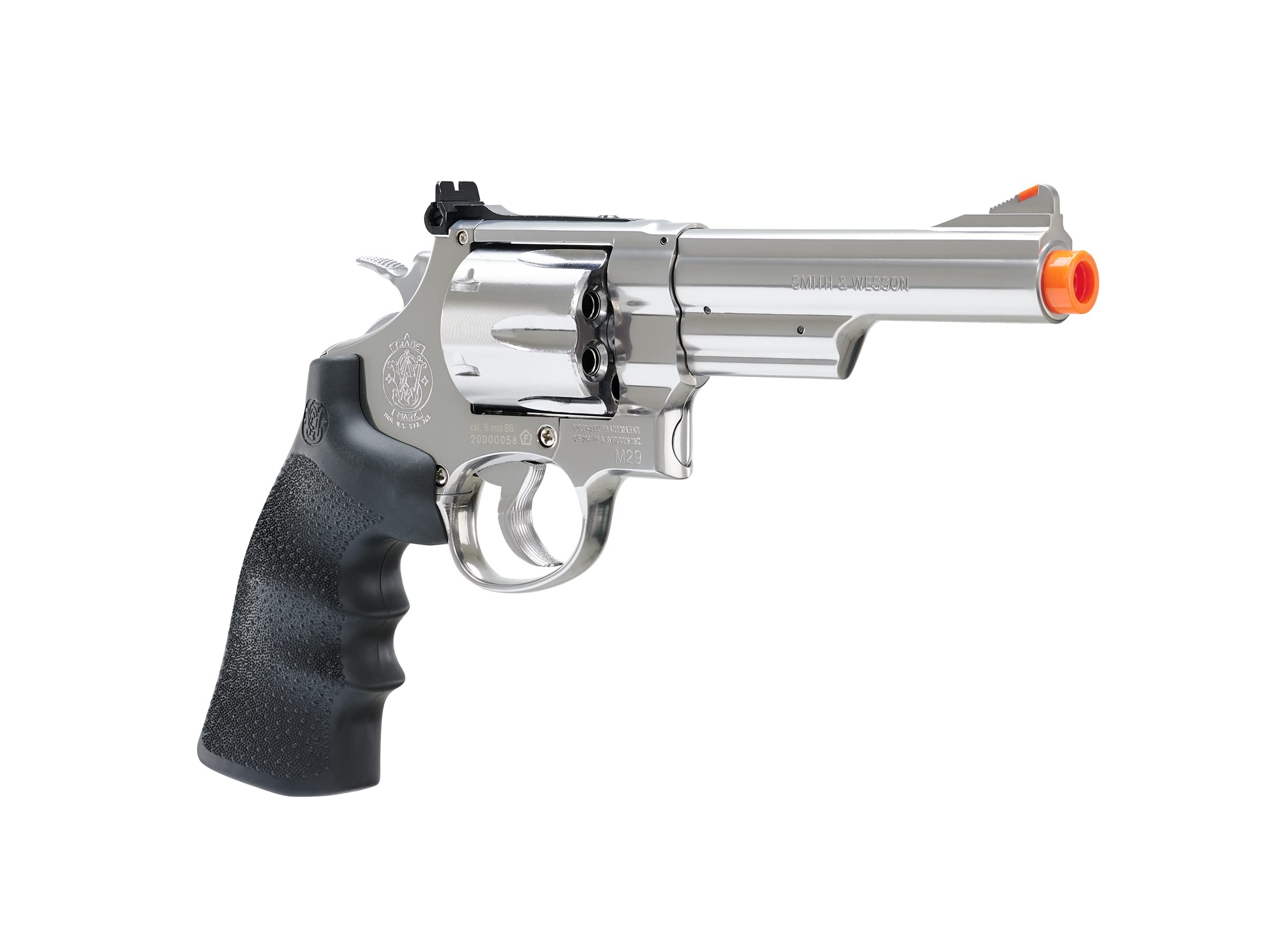Umarex Smith & Wesson M29 Classic 6mm BB Revolver Airsoft Gun - Silver & Black Finish | Realistic Training & Target Shooting Practice