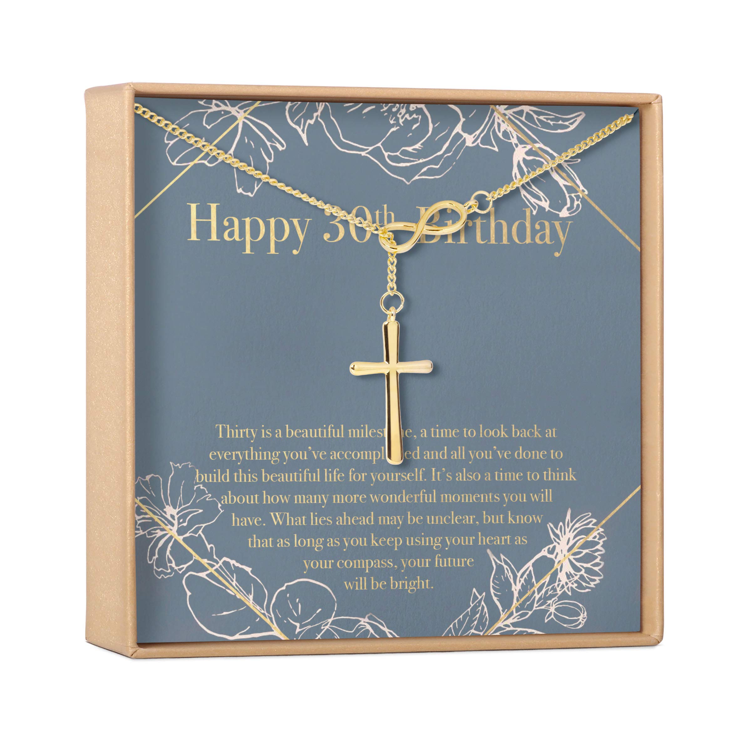 30th Birthday Necklace for Women - Personalized Jewelry Gift Set with Heartfelt Card | Birthday Present for Her, Daughter, Niece | Elegant Necklace for Special Occasions, Anniversaries & Milestone Celebrations