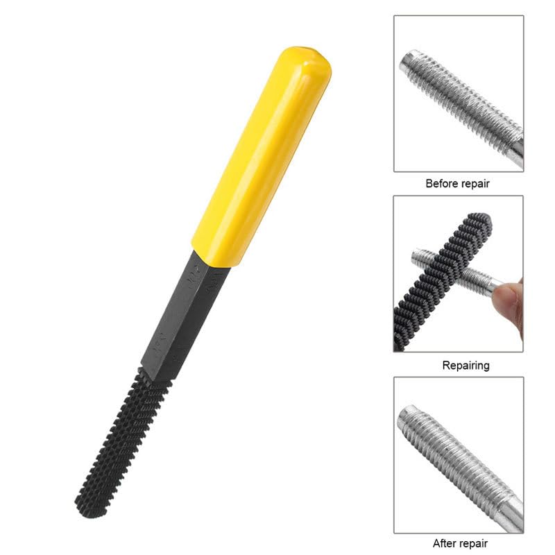 Thread Repair File Kit - Metric Thread Restoring Tool for DIY Hardware Fixes | Perfect for Automotive, Plumbing & Machinery Maintenance