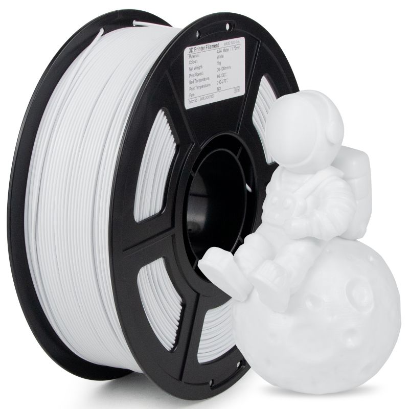 Premium ASA Filament 1.75mm 1kg - Bambu Lab AMS Compatible 3D Printer Filament - D3D High-Quality Filament in Various Colors - Ideal for Outdoor, Automotive & Functional 3D Printing Projects