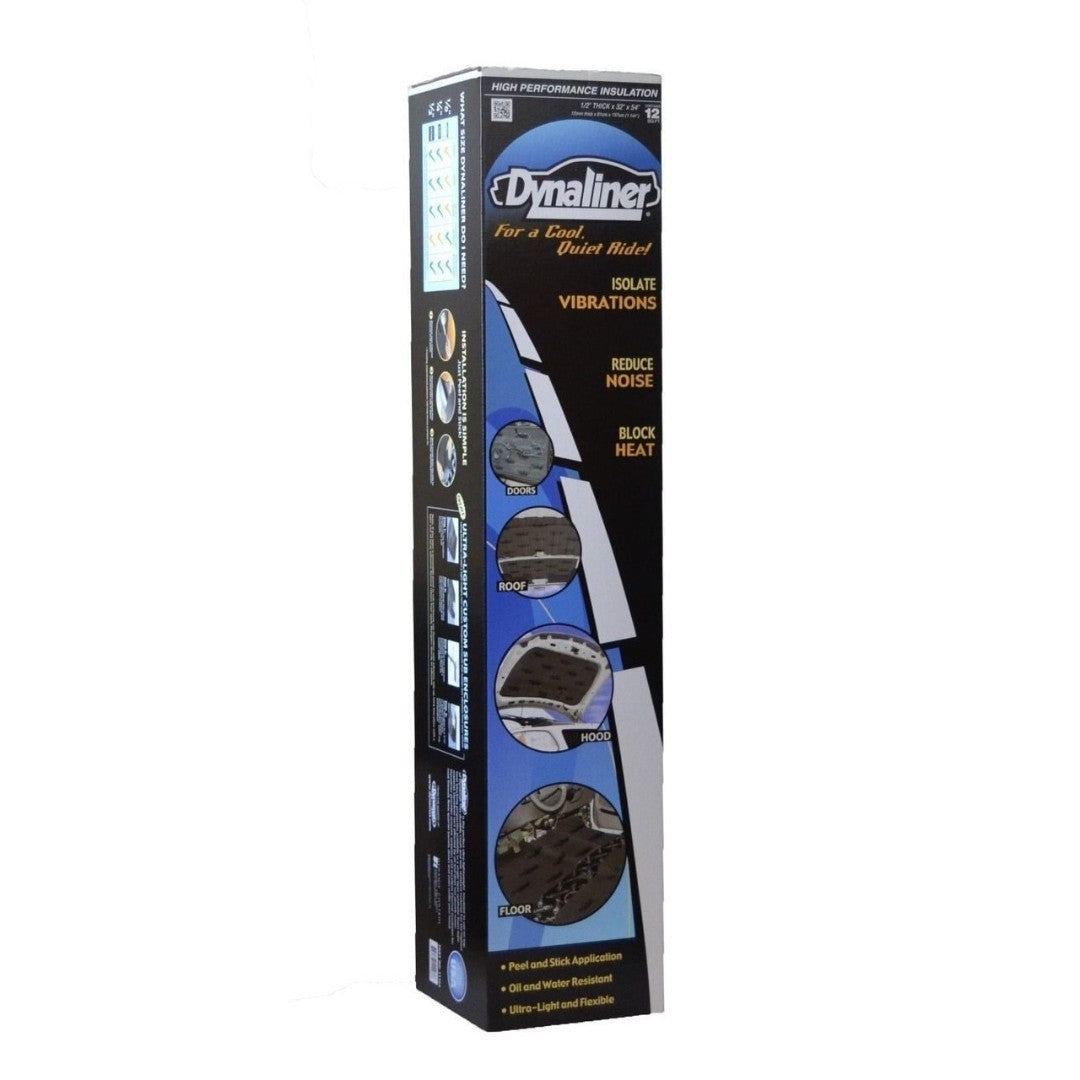 Dynamat 11103 DynaLiner Car Sound Deadening Kit - Noise Reduction Insulation for Doors, Floors, Roof & Hood | Perfect for Car Audio Systems & Road Noise Reduction