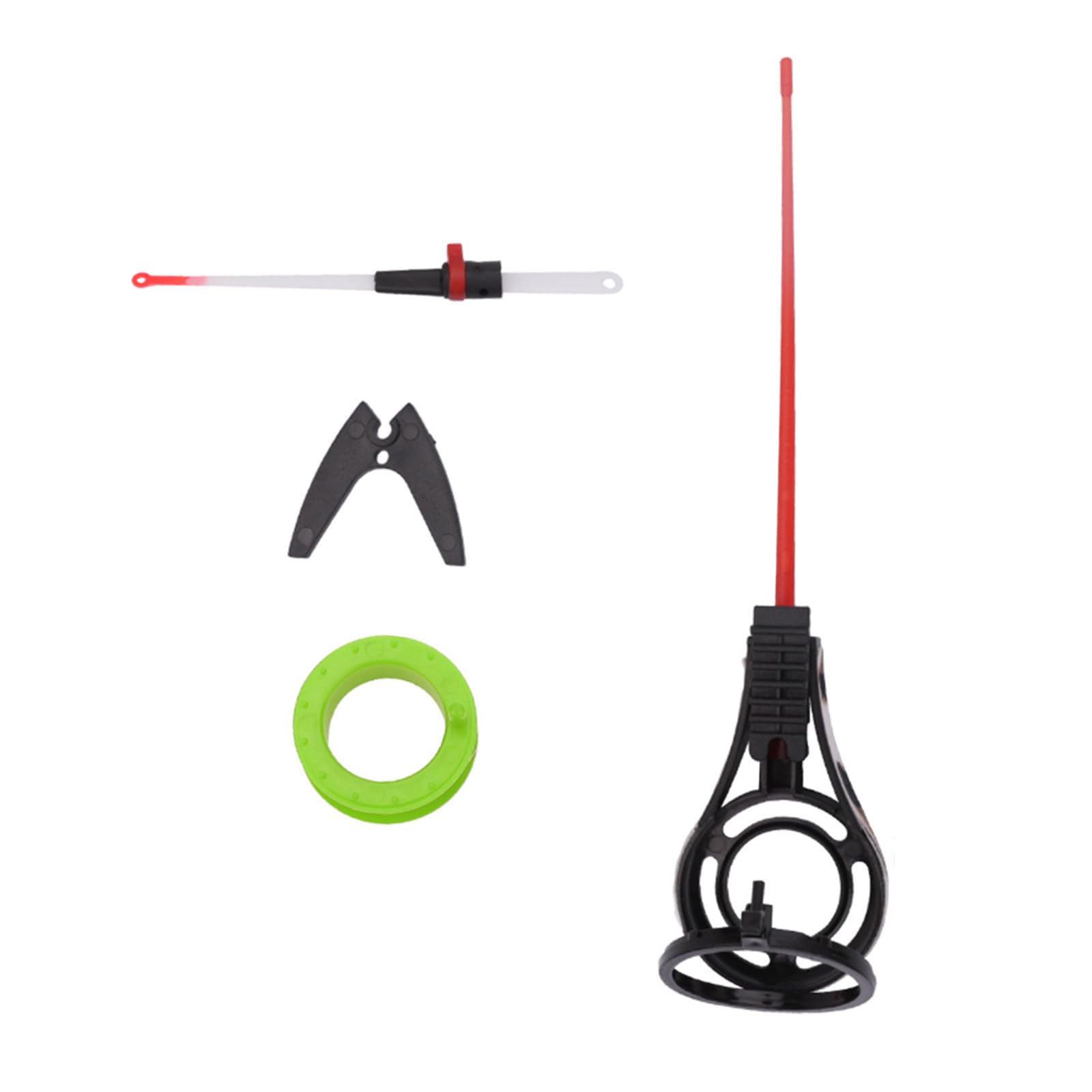 **Portable Ice Fishing Rod with Top Tip Spinner - Lightweight Winter Ice Fishing Pole for Sea & Lake Fishing - Perfect for Ice Anglers & Winter Fishing Adventures**