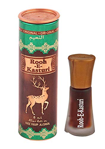 AL NUAIM ROOH-E-KASTURI ATTAR PERFUME OIL 6ML - Premium Arabic Musk Fragrance Oil for Men & Women | Long-Lasting Scent for Daily Wear, Special Occasions & Meditation