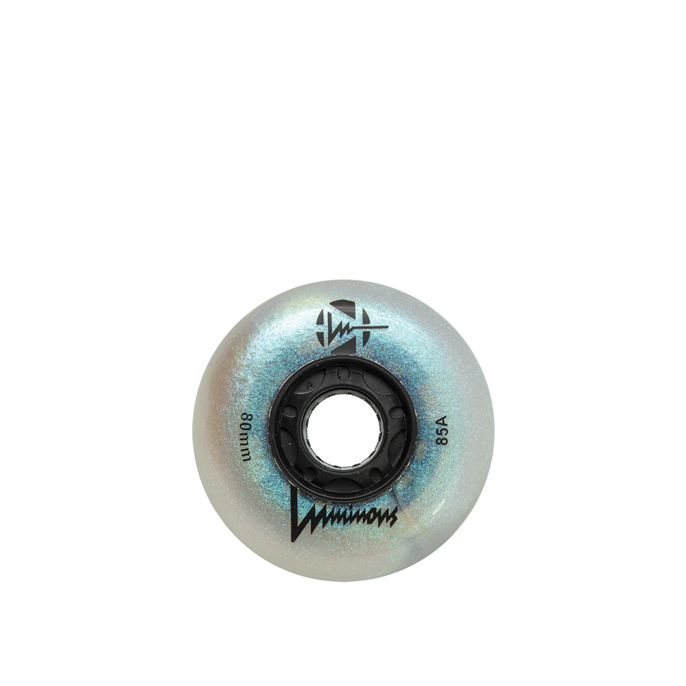 Luminous 80mm/85a Skateboard Wheel (Single) - High-Performance Glow in the Dark Wheels for Night Skateboarding & Longboard Cruising