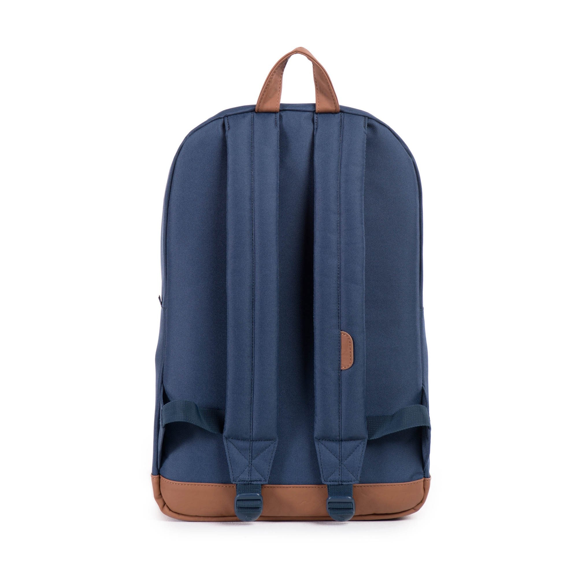 Herschel Pop Quiz Backpack for School & Travel - Water-Resistant Laptop Backpack with USB Port, Navy Blue - Perfect for College Students & Commuters