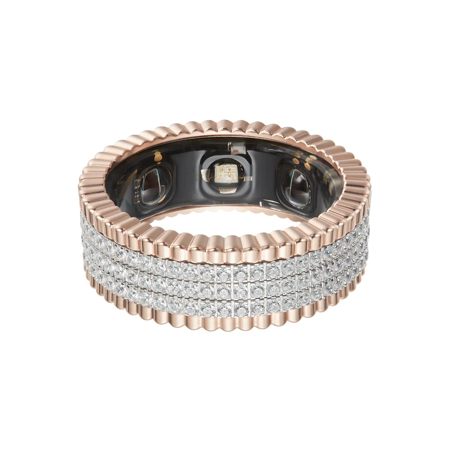 VERTU Smart Ring AI Diamond Ring for Men & Women - Galaxy Edition | NFC Contactless Payment, Fitness Tracking, Sleep Monitor | Perfect for Workouts, Business Meetings & Everyday Wear