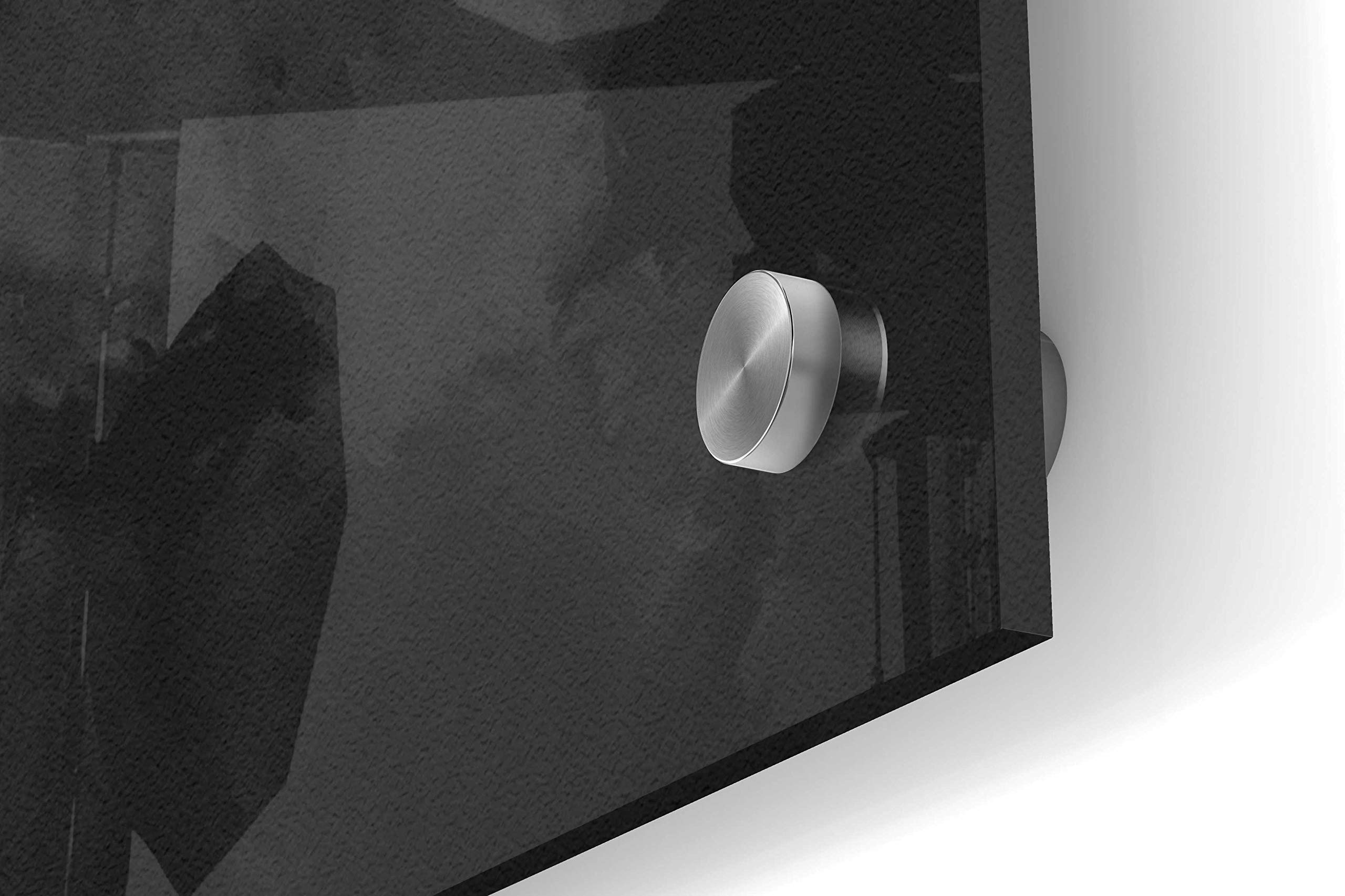 Bitcoin Going Up' by Surma and Guillen - Modern Acrylic Glass Wall Art 36x24 Inches - Crypto Themed Home & Office Decor for Bitcoin Enthusiasts