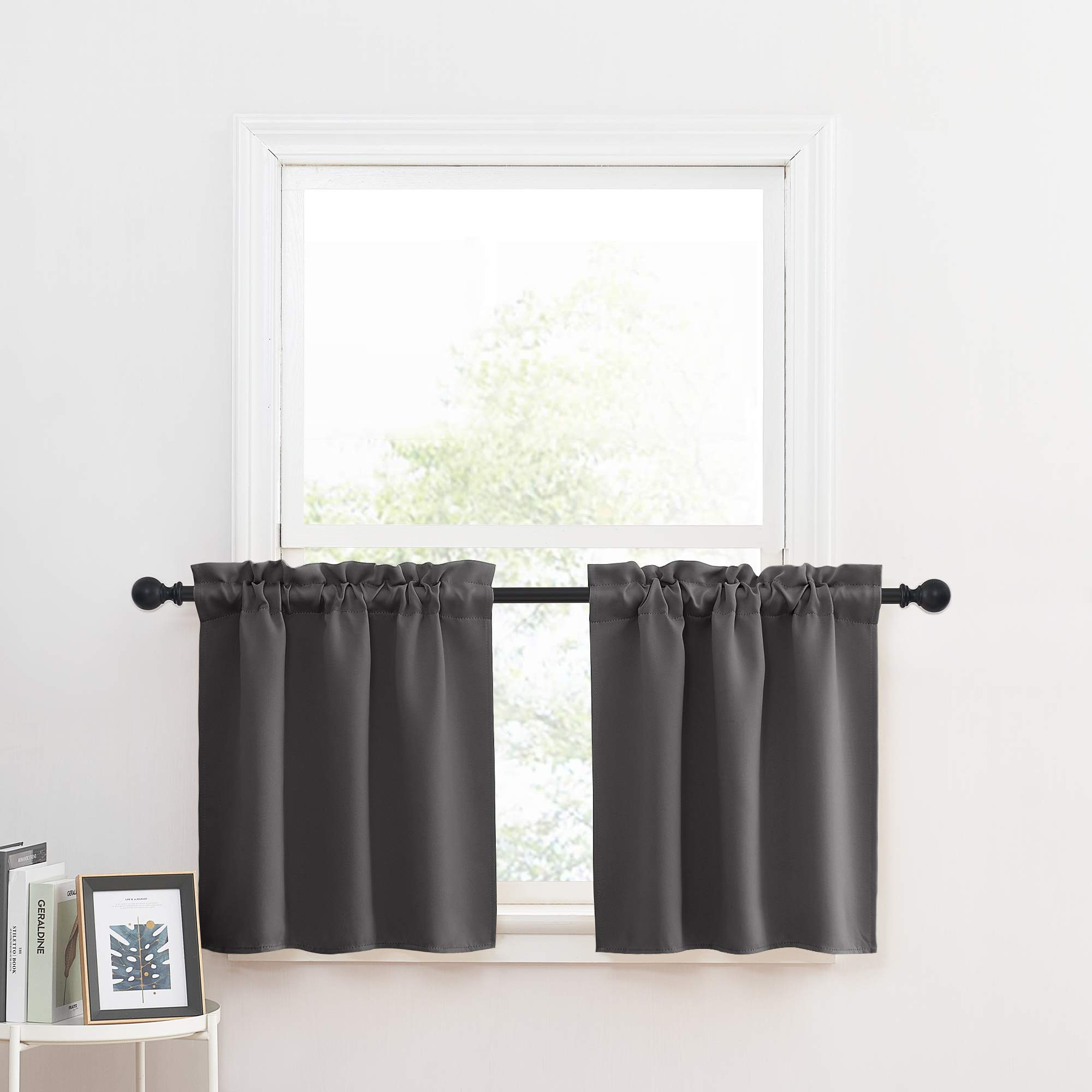 NICETOWN Thermal Insulated Blackout Short Curtains for RV Camper - 29