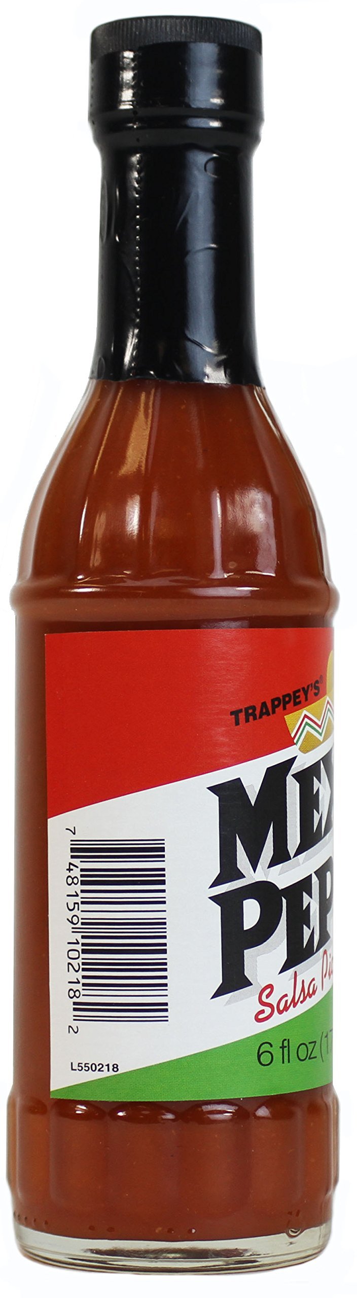 Trappey's Mexi-Pep Hot Sauce - 6 oz Bottles (Pack of 4) | Spicy Pepper Sauce for Tacos, Wings & Mexican Food | Perfect for Cooking, Grilling & Gifting