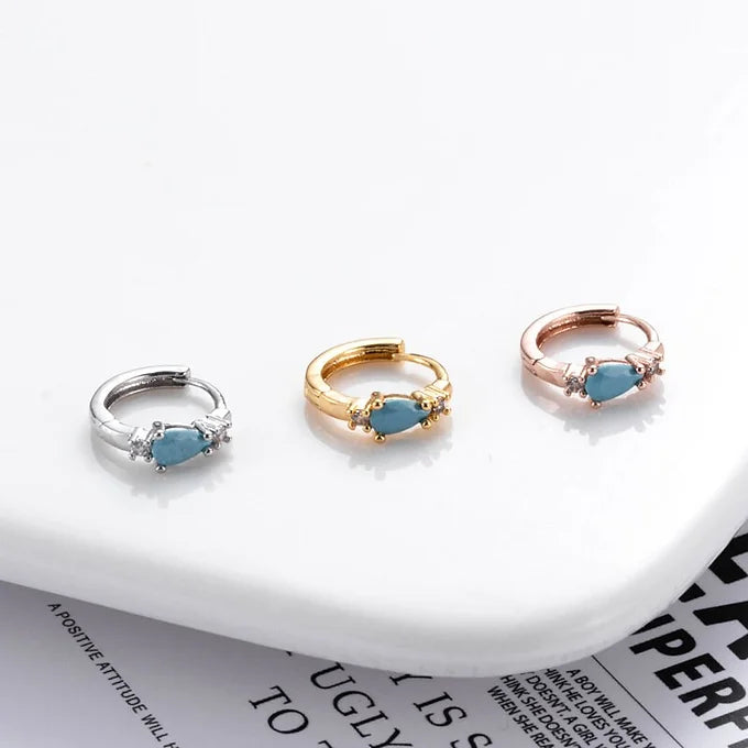 18K Gold Heart Huggie Earrings for Women - Minimalist Hoop Earrings for Everyday Wear | Perfect for Gifts, Date Nights & Special Occasions | HSPJ417