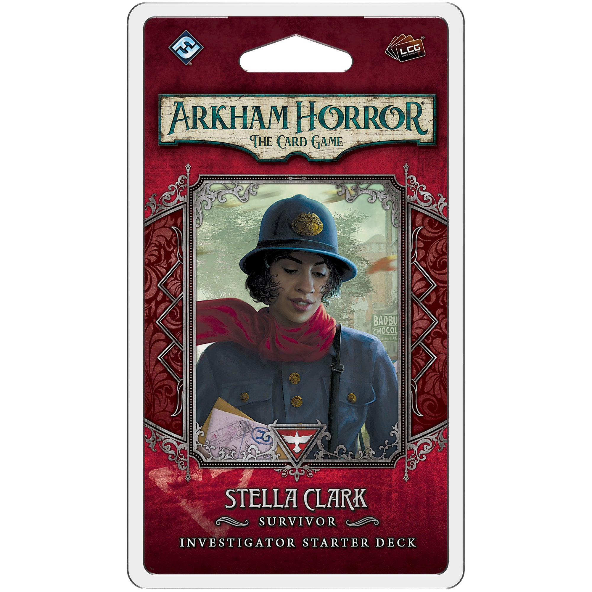 Arkham Horror: The Card Game - Stella Clark Investigator Starter Deck | Horror Themed Cooperative LCG | Perfect for Game Nights & Solo Play