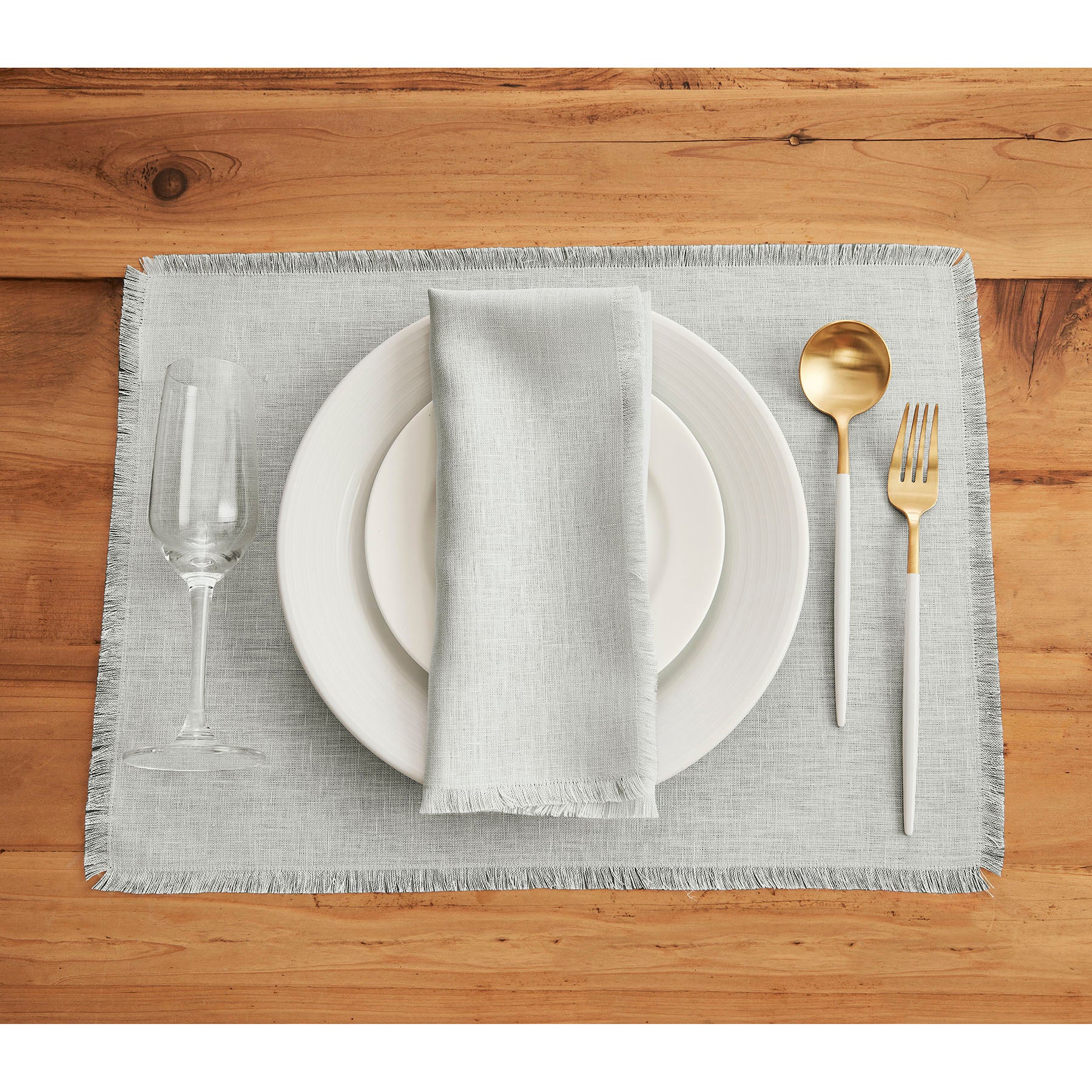 Stylish Fringe Placemats Set of 4 - Boho Chic Table Decor for Dining Room, Kitchen, or Outdoor Entertaining