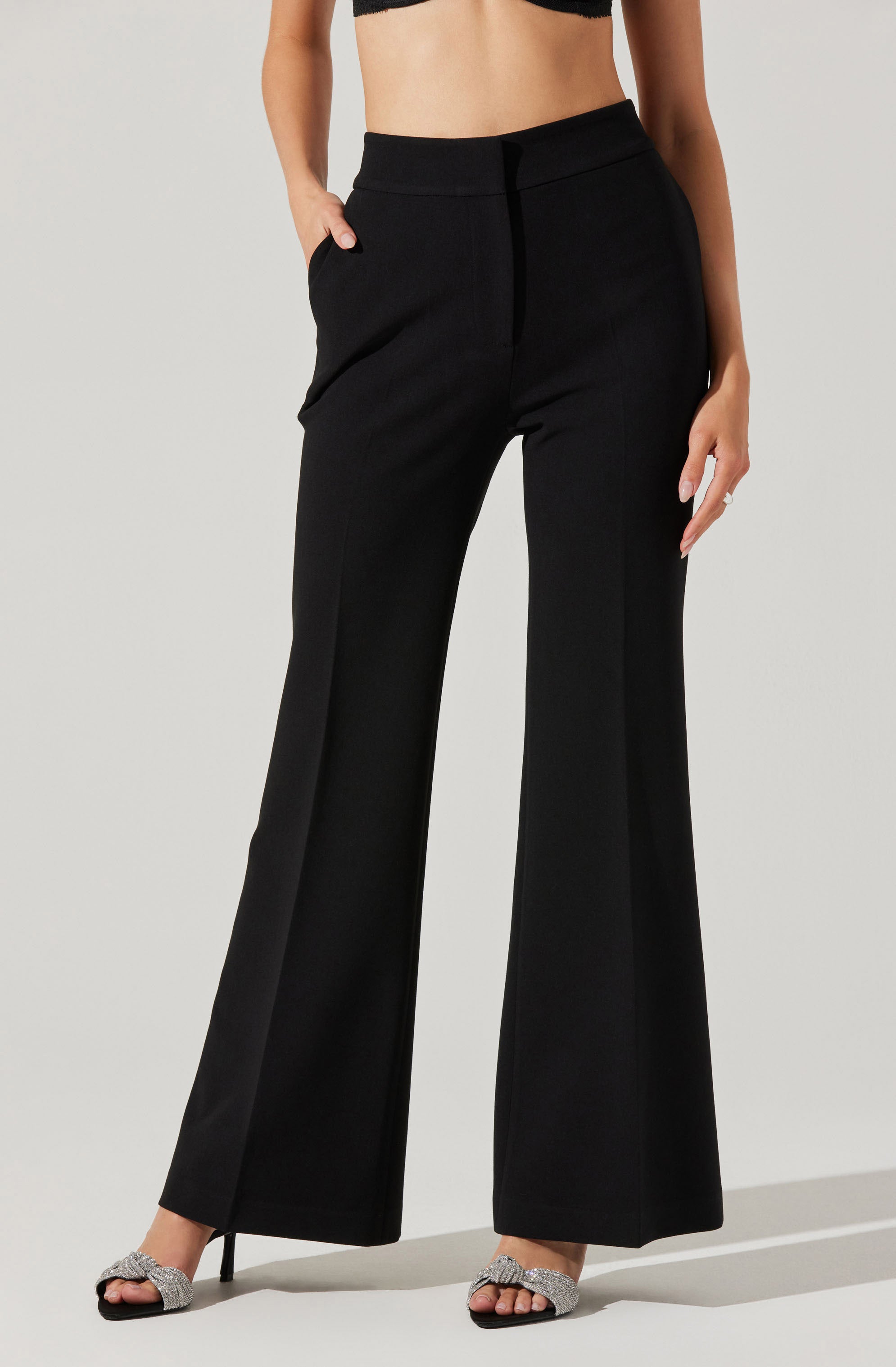 Lawson High Waisted Women's Dress Pants - Professional Office Work Pants for Business Casual & Formal Wear