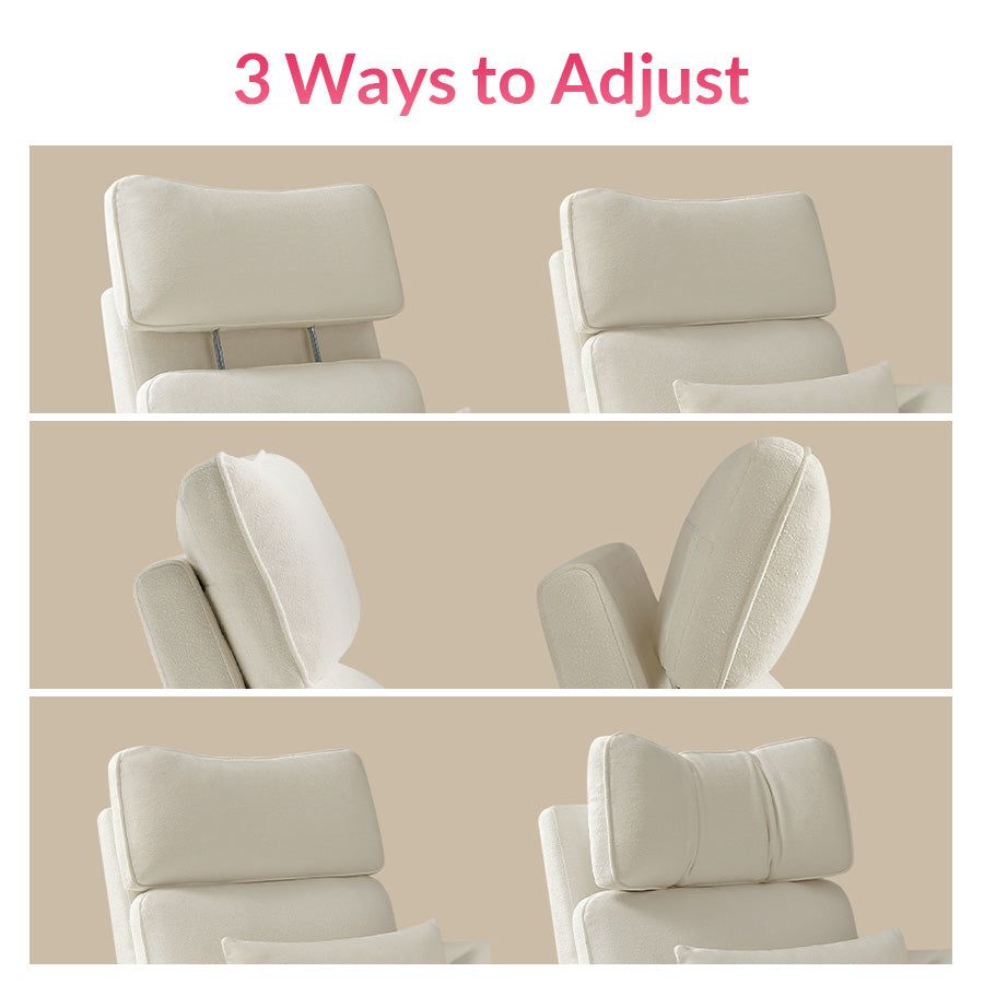 Comfortable Baby Nursery Power Glider Recliner - Perfect for Nursing, Rocking & Bonding with Your Newborn - Ideal for Nurseries, Bedrooms & Living Rooms