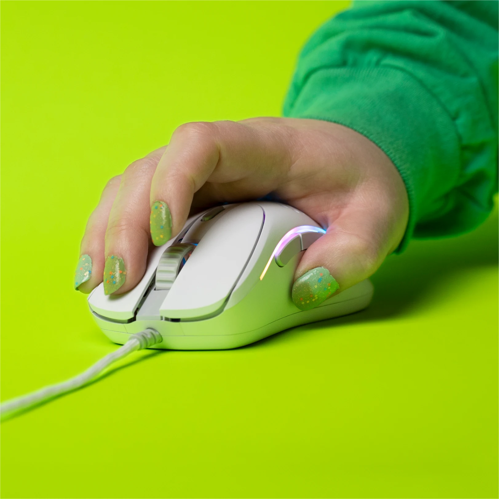 Model D 2 Wired Gaming Mouse - Ergonomic RGB PC Computer Mouse for Esports, FPS, MMO & Office Work - Compatible with Windows & Mac