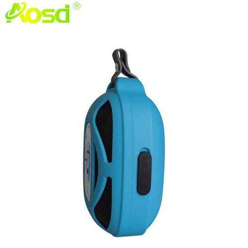 Aosd Solar Powered Portable Bluetooth Speaker - Wireless Outdoor Speaker with FM Radio, Waterproof for Beach, Camping, Hiking & Pool Parties