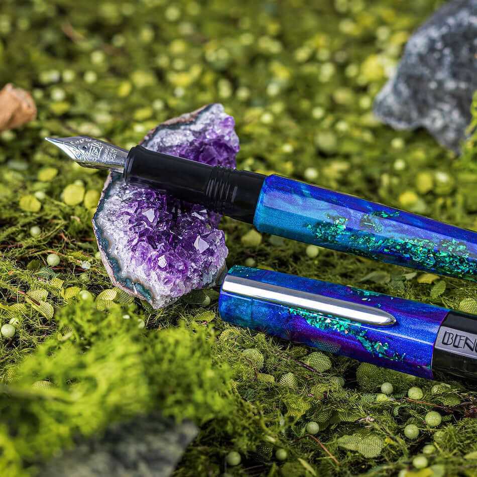 Benu Euphoria Fountain Pen - Premium Tropical Voyage Design for Writing Enthusiasts | Perfect for Calligraphy, Journaling & Gifts