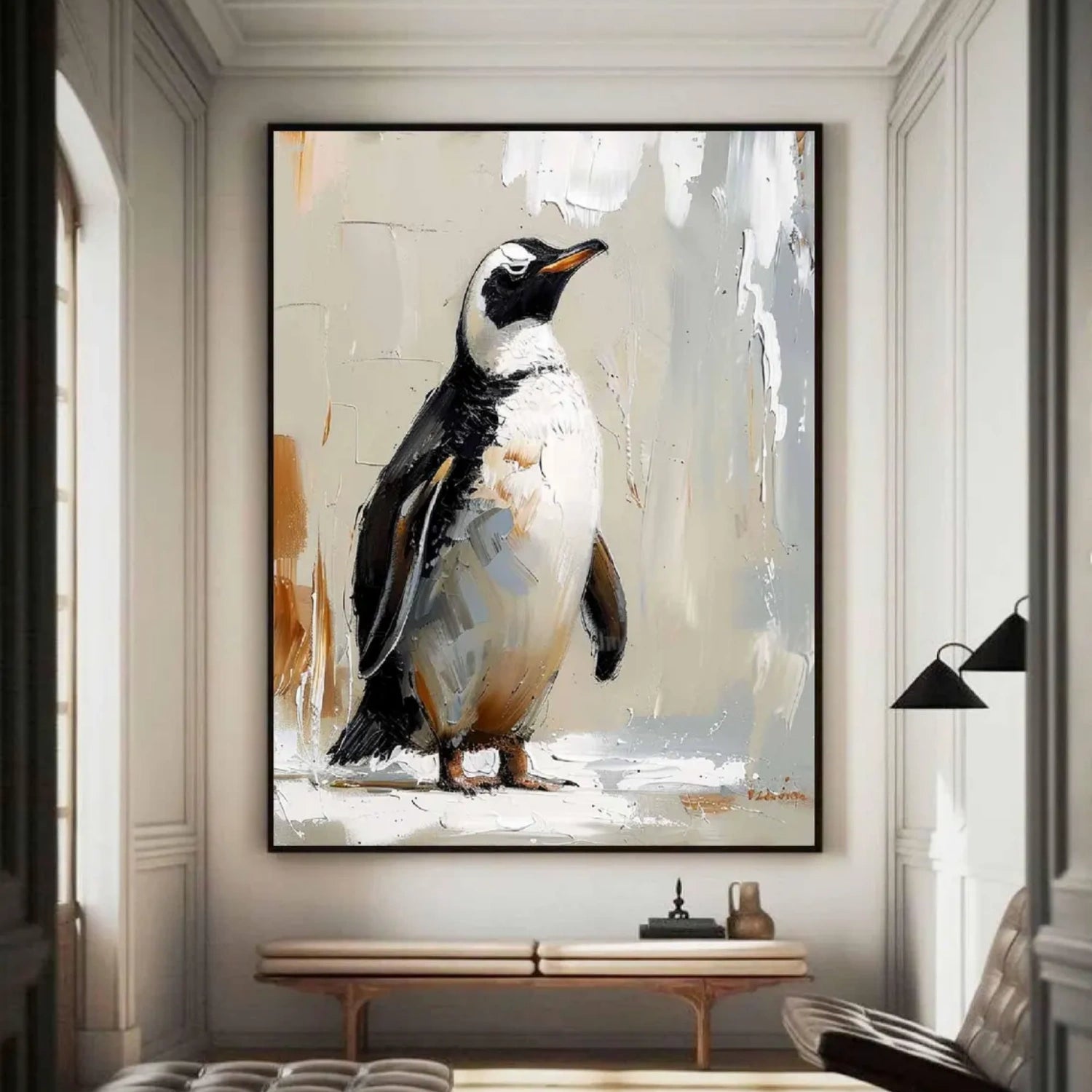 Animal Art Painting #AP120 - Handmade Wildlife Canvas Art for Home & Office Decor | Perfect for Living Room, Bedroom, or Gift