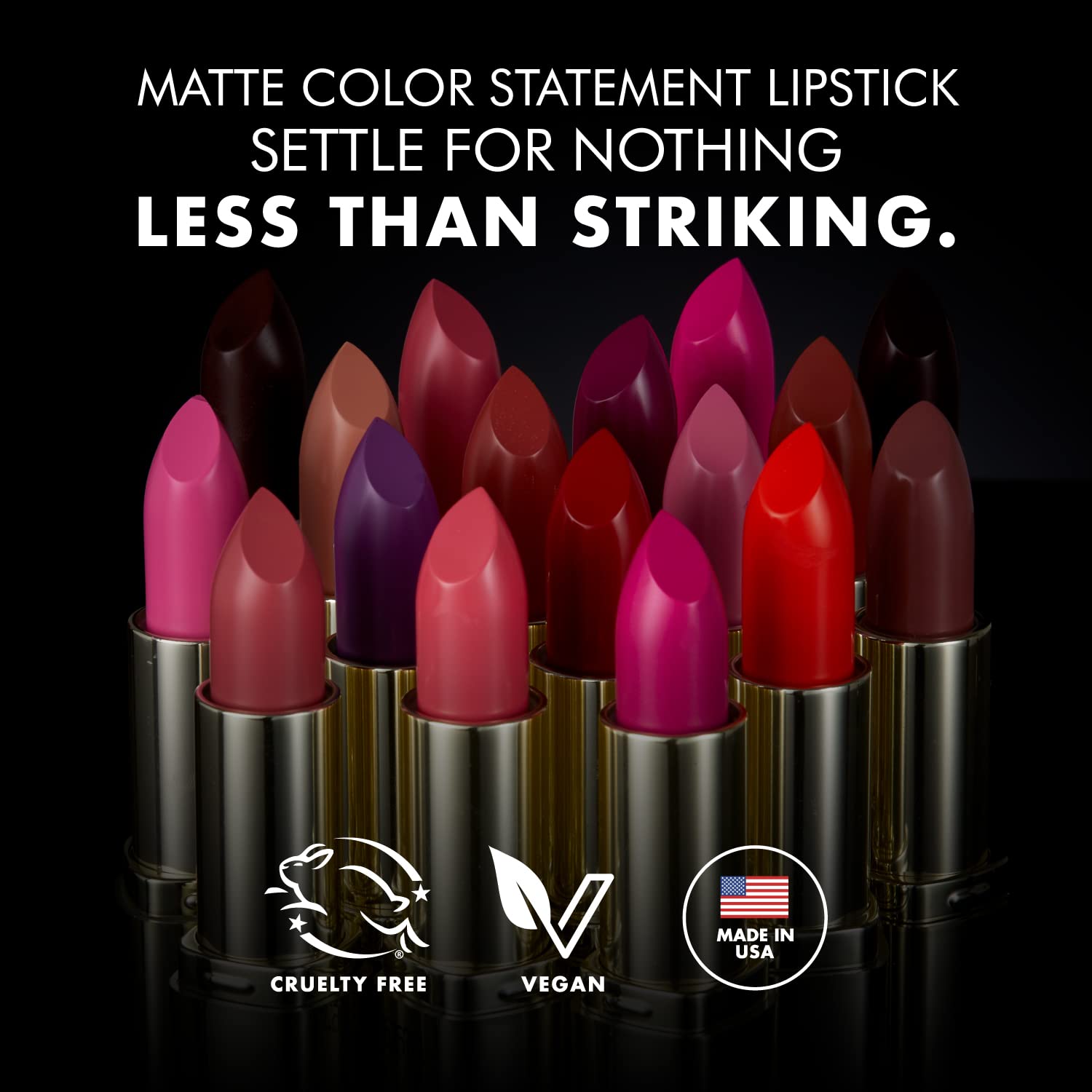Milani Color Statement Lipstick - Best Red, Cruelty-Free & Nourishing Lipstick in Vibrant Shades (0.14 oz) - Long-Lasting Matte Finish for Parties, Dates & Everyday Wear
