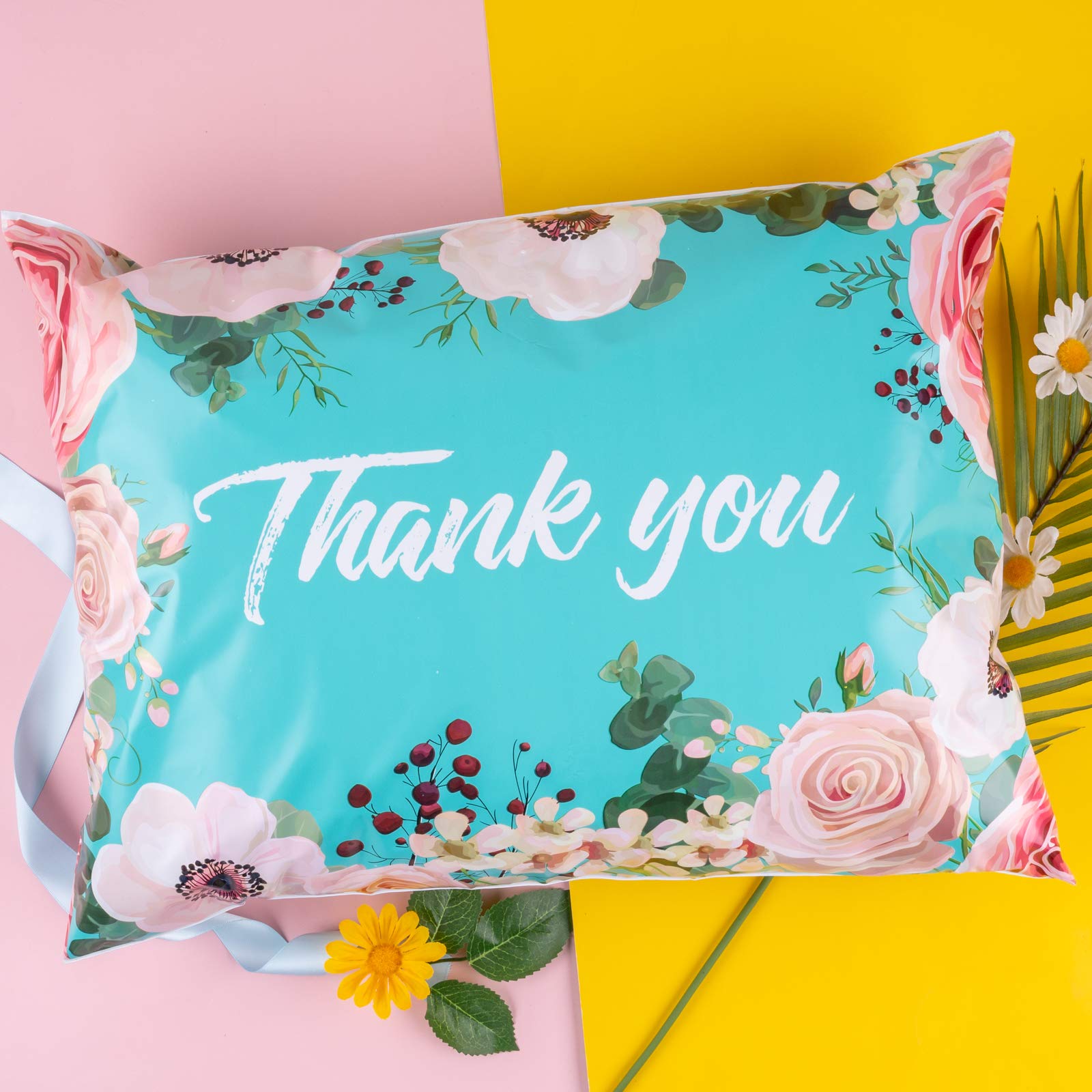 RUSPEPA 14.5x19 Inch Heavy Duty Poly Mailers - 3 Mil Self Seal Mailing Envelopes for Shipping, Thank You Notes & Flower Delivery (50 Pack) | Perfect for Ecommerce, Small Business & Online Sellers