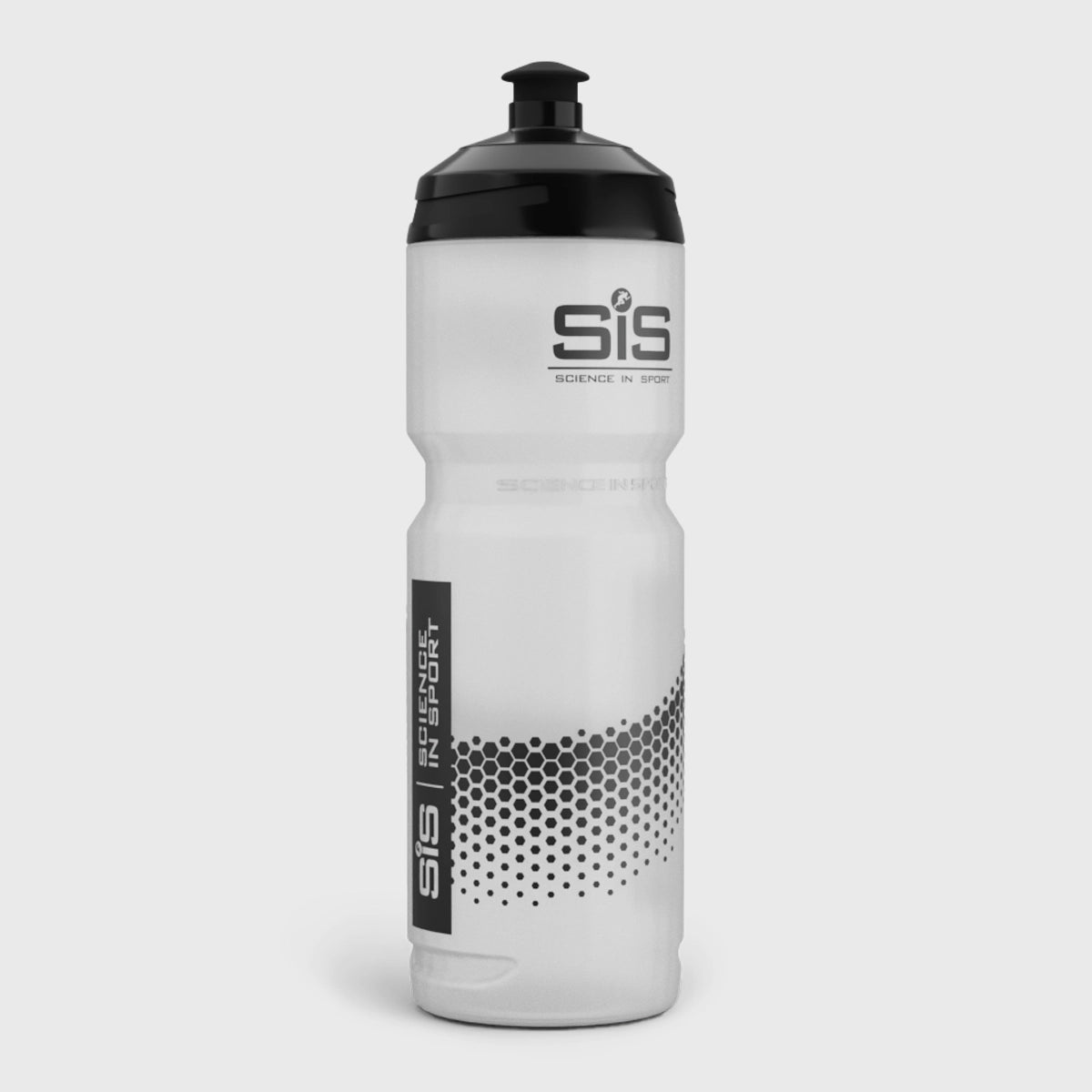 SiS 800ml Clear Water Bottle - BPA Free Leak Proof Sports Bottle for Gym, Hiking & Outdoor Activities
