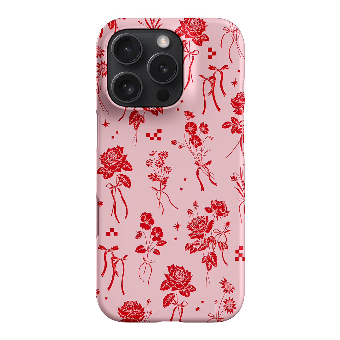 Elegant Rose Bow Phone Case for iPhone & Samsung - Slim Protective Cover with Floral Design for Women & Girls - Perfect for Everyday Use, Parties & Gifts