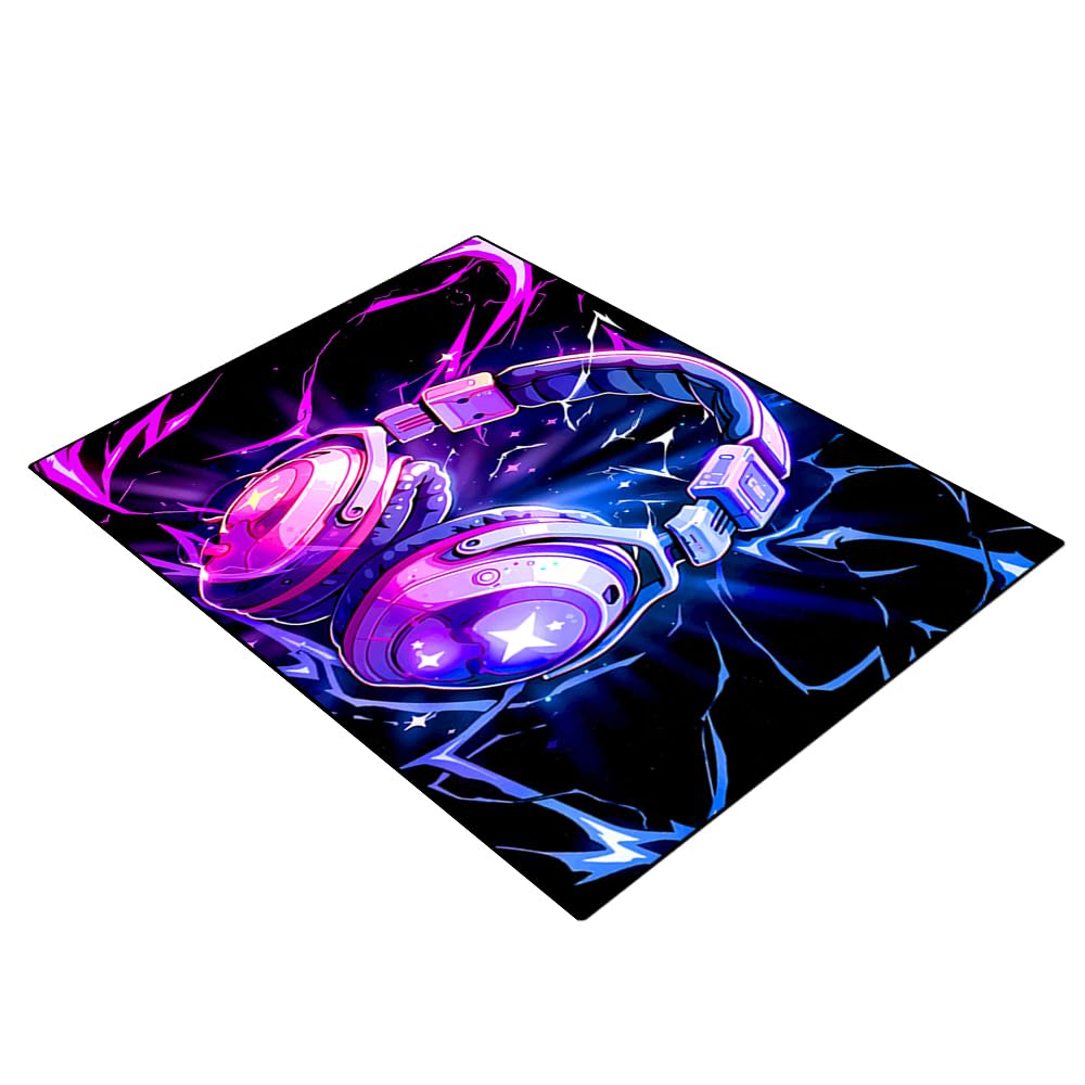3D Gaming Headset & Microphone Area Rug - 60