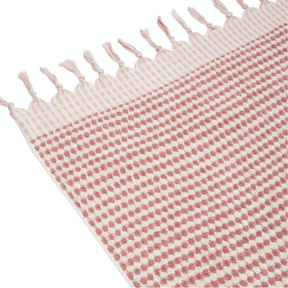 Premium Crescent Towel - Soft & Absorbent Dusty Pink Bath Towel for Spa, Beach, and Home Luxury