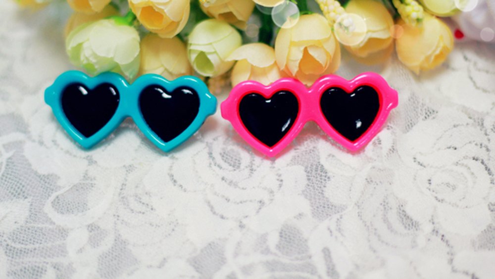 20pcs Cute Dog Hair Clips with Sunglasses Style & Bowknots - Mix Colors Pet Grooming Accessories for Small Dogs - Perfect for Pet Parties, Grooming & Daily Fashion Styling